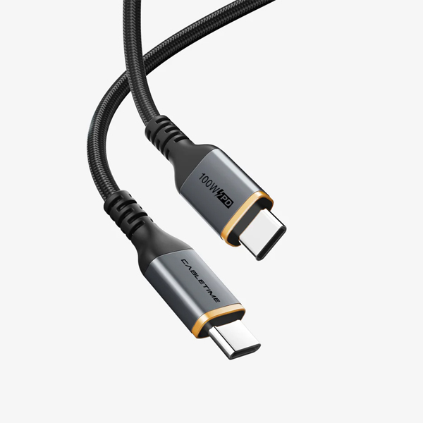 Cáp sạc USB-C sang USB-C PD100W USB2.0 Dài 2M CU03L